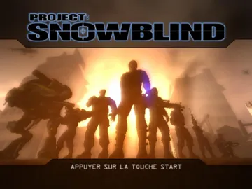 Project - Snowblind screen shot title